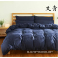 Set Sprei Tempat Tidur Rumah Microfiber Brushed Solid